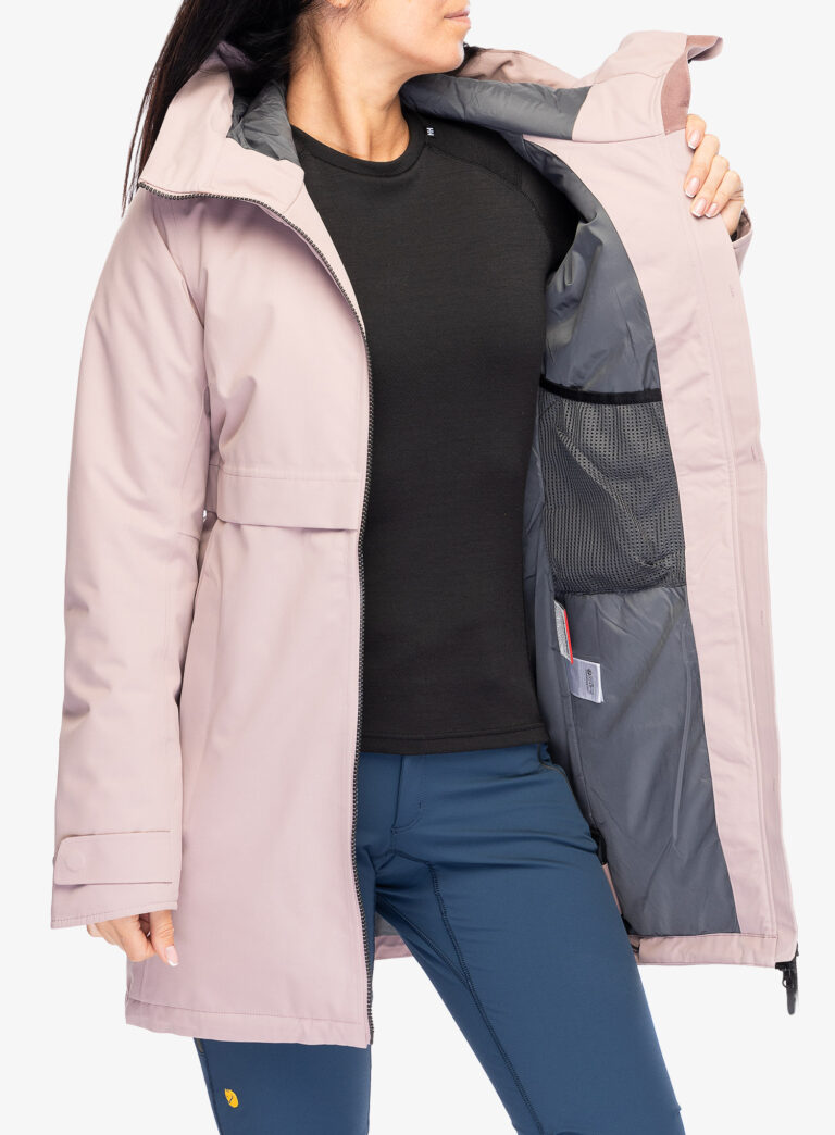 Original Haina femei Didriksons Helle Parka 5 - oyster lilac