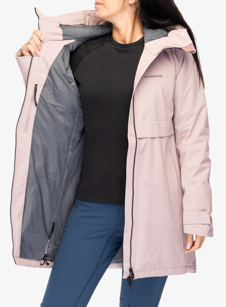 Haina femei Didriksons Helle Parka 5 - oyster lilac - imagine 6