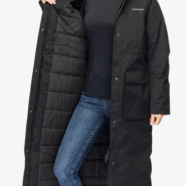 Preţ Haina femei Didriksons Leya Parka Long 3 - black