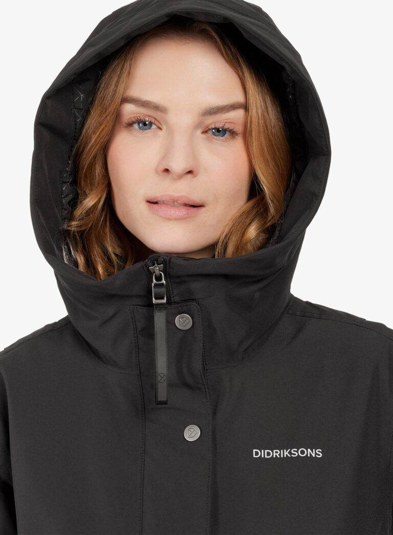 Haina femei Didriksons Mia Parka Long 2 - black - imagine 6