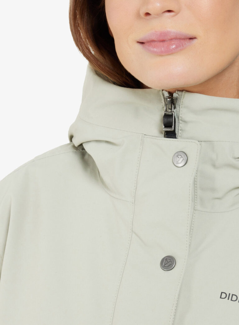 Original Haina femei Didriksons Mia Parka Long 2 - wilted leaf