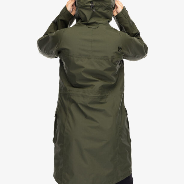 Haina femei Didriksons Thelma Parka 10 - deep green preţ