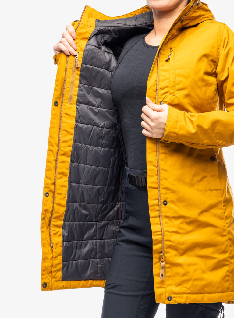 Haina femei Fjallraven Kiruna Padded Parka - acorn - imagine 6