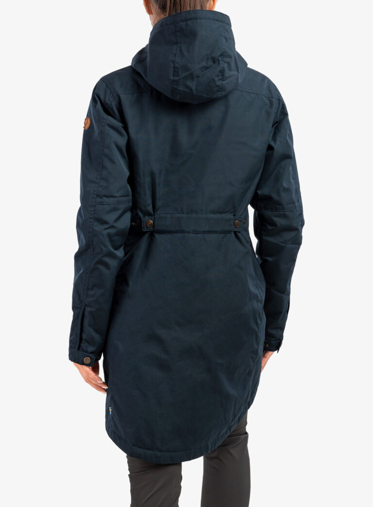 Haina femei Fjallraven Kiruna Padded Parka - dark navy preţ