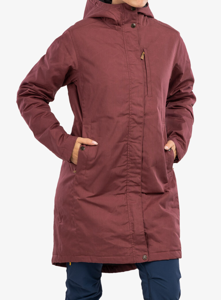 Original Haina femei Fjallraven Kiruna Padded Parka - mesa purple