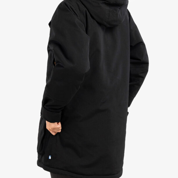 Haina femei Fjallraven Nuuk Parka - black/black preţ