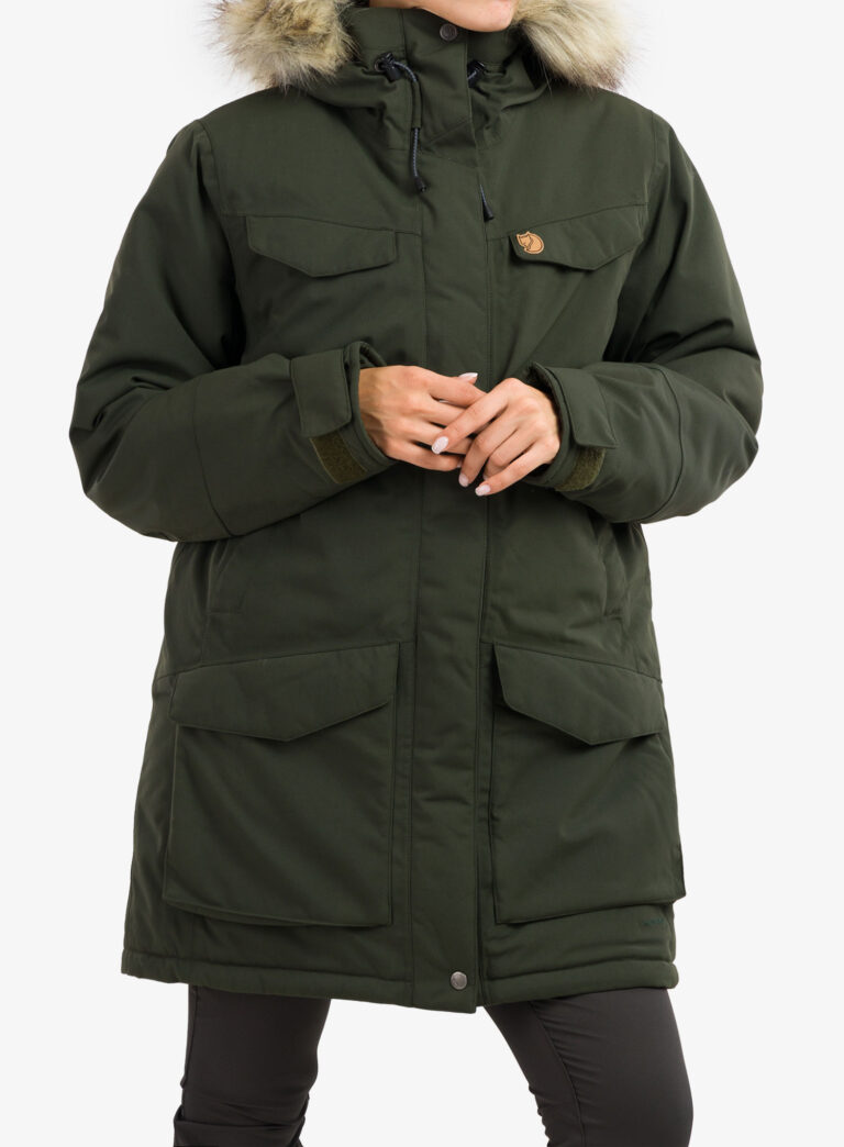 Cumpăra Haina femei Fjallraven Nuuk Parka - deep forest