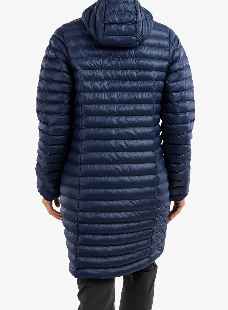 Haina femei Marmot Echo Featherless Long Jacket - arctic navy shiny preţ