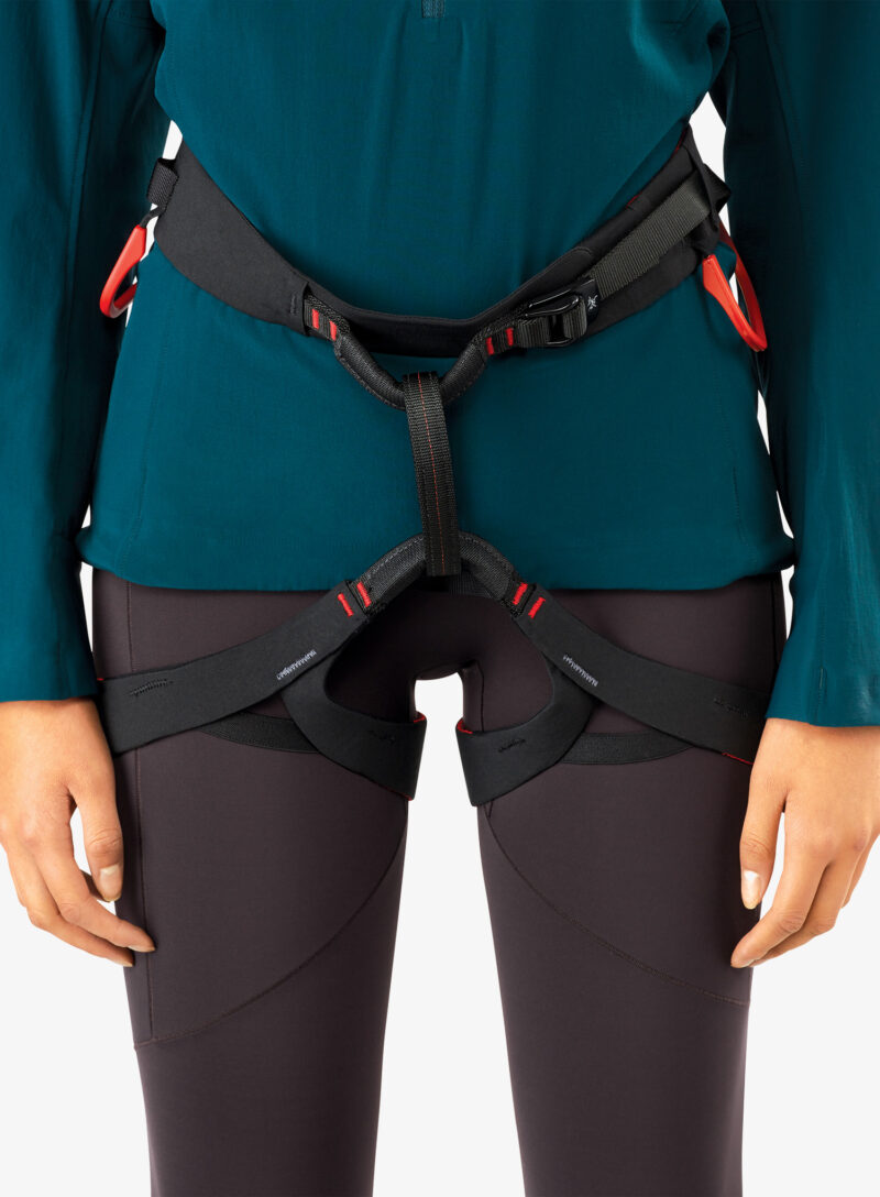 Ham de alpinism pentru femei Arcteryx C-Quence Harness - black/dynasty preţ