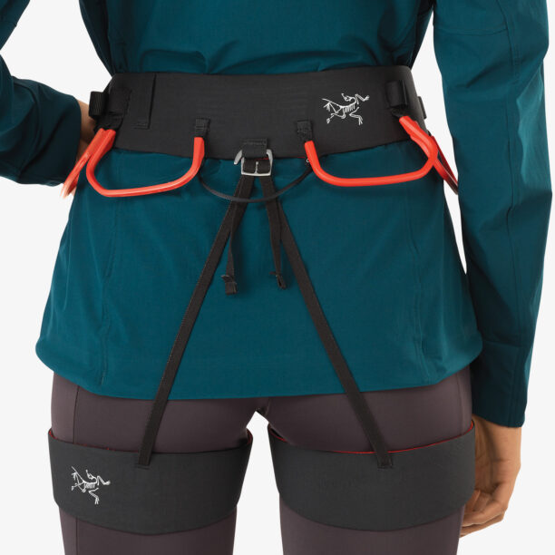 Preţ Ham de alpinism pentru femei Arcteryx C-Quence Harness - black/dynasty