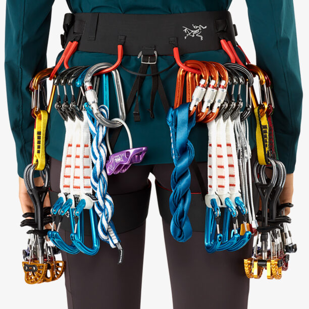 Original Ham de alpinism pentru femei Arcteryx C-Quence Harness - black/dynasty