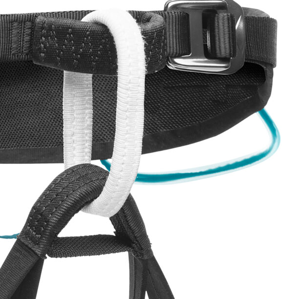 Ham escalada Black Diamond Airnet Harness - black/aqua verde preţ