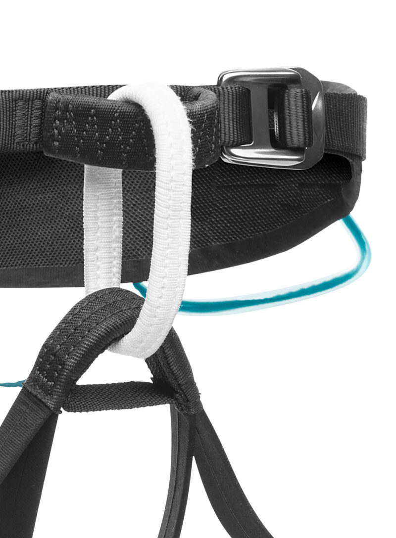 Ham escalada Black Diamond Airnet Harness - black/aqua verde preţ