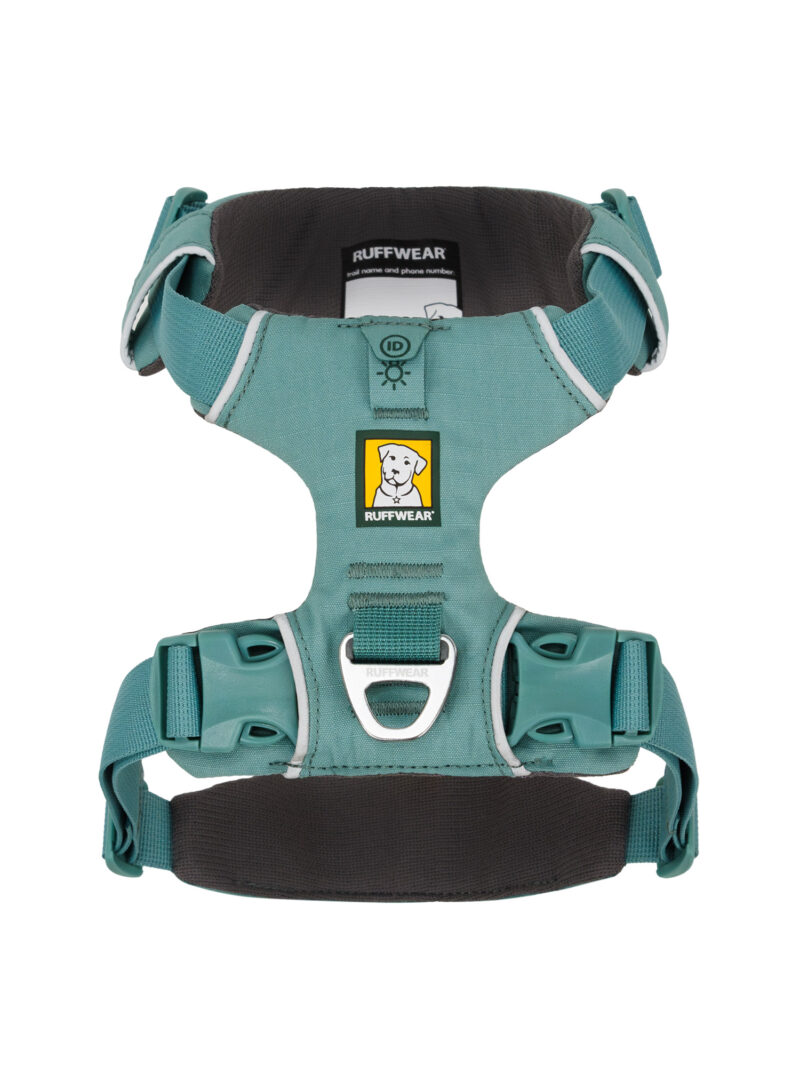 Original Ham pentru câini Ruffwear Front Range Harness XXS - river rock green