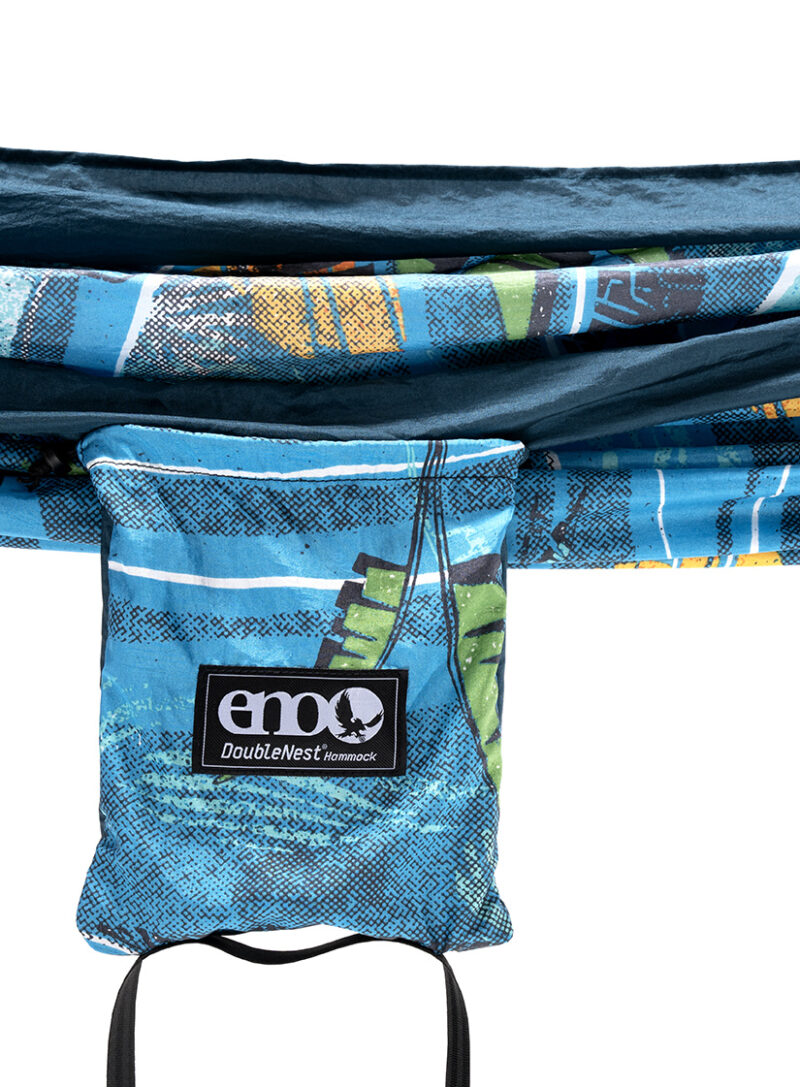 Cumpăra Hamac ENO DoubleNest Print Hammock - surf break/marine