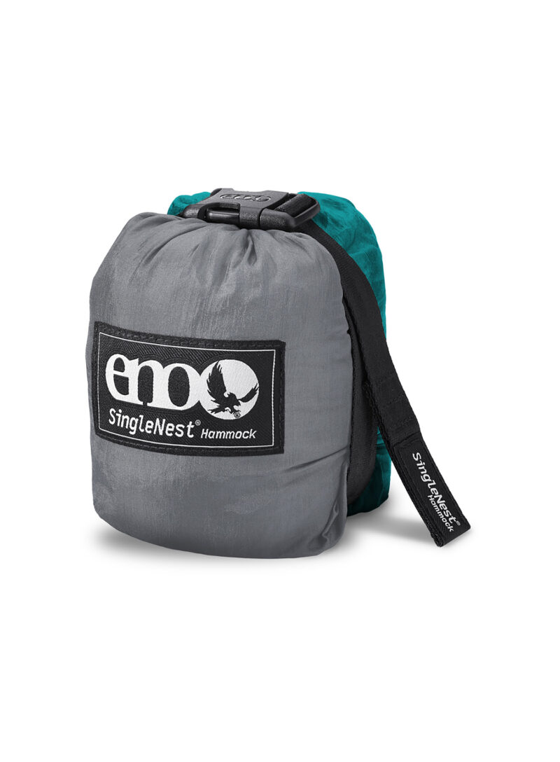 Hamac ENO SingleNest Hammock - grey/seafoam preţ