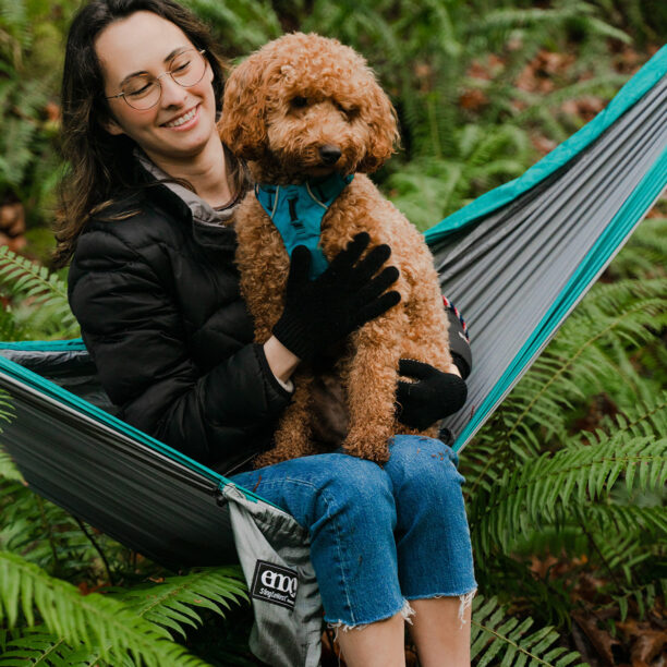 Original Hamac ENO SingleNest Hammock - grey/seafoam