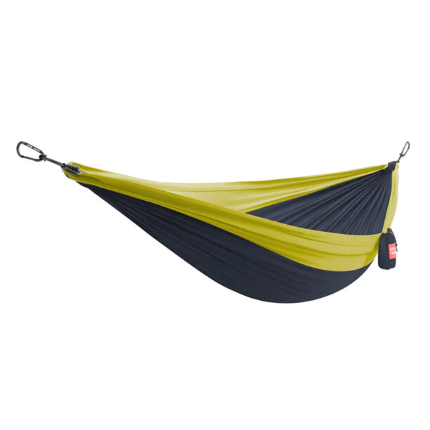 Hamac Grand Trunk Double Deluxe Parachute Nylon with Straps - collegiate navy/chartreuse