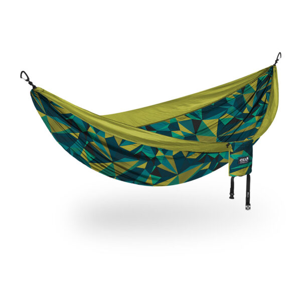 Hamac de voiaj ENO DoubleNest Print Hammock - boulder/melon