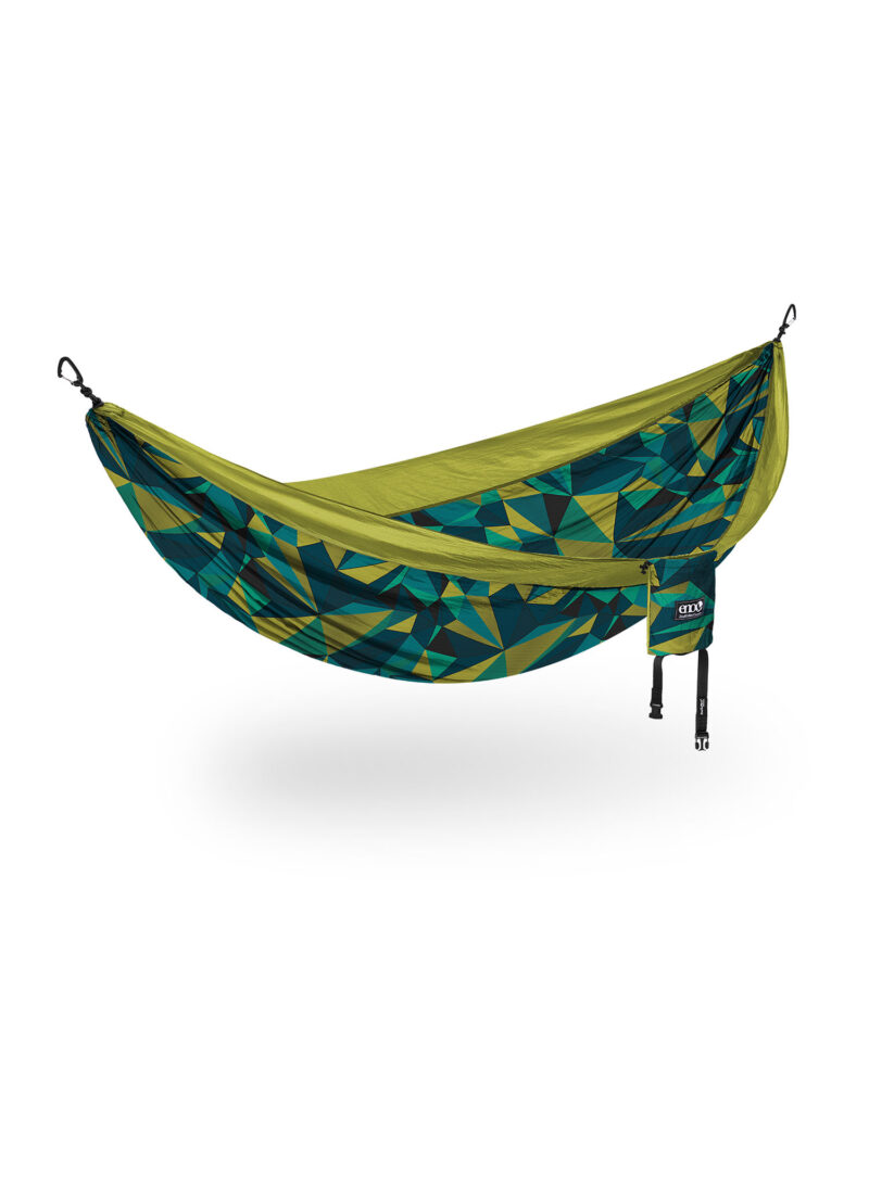 Hamac de voiaj ENO DoubleNest Print Hammock - boulder/melon