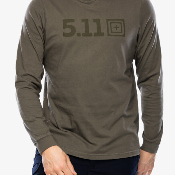 Hanorac 5.11 Hooded L/S Tee - ranger green