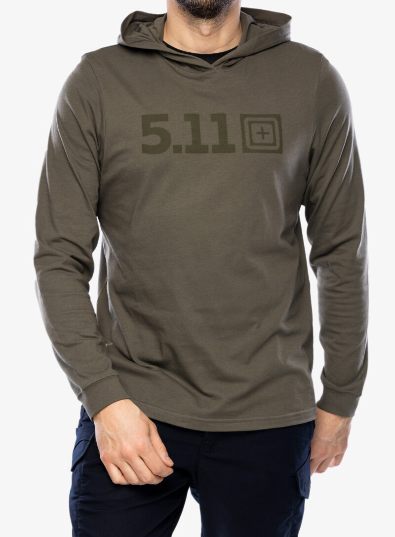 Hanorac 5.11 Hooded L/S Tee - ranger green