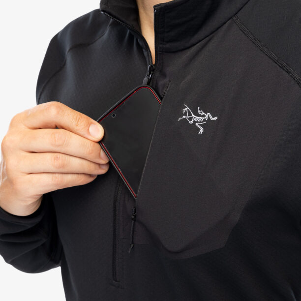 Original Hanorac Arcteryx Delta 1/2 Zip Neck - black