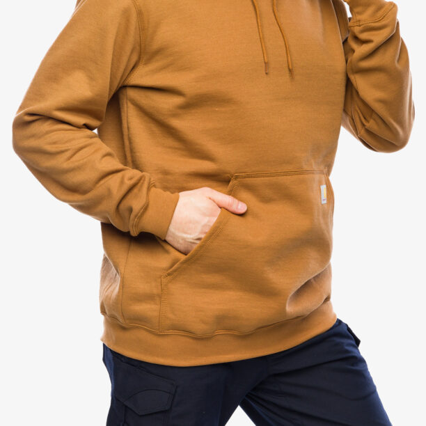 Hanorac Carhartt Sleeve Logo Hooded Sweatshirt - carhartt brown