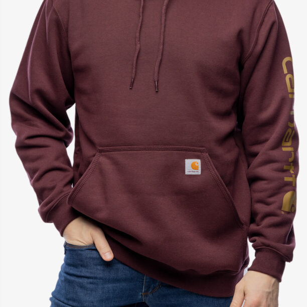 Hanorac Carhartt Sleeve Logo Hooded Sweatshirt - port