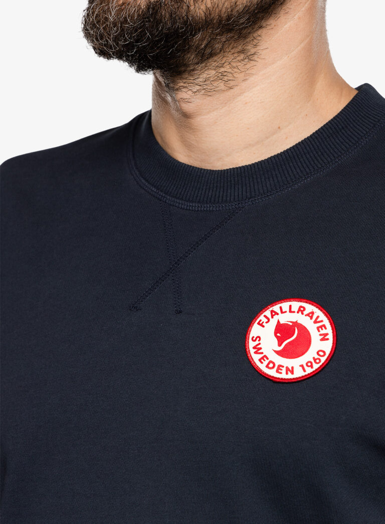 Original Hanorac Fjallraven 1960 Logo Badge Sweater M - dark navy