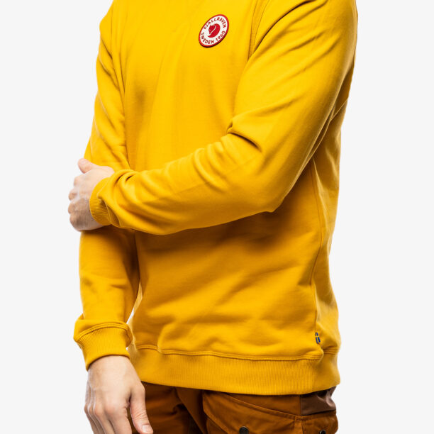 Cumpăra Hanorac Fjallraven 1960 Logo Badge Sweater M - mustard yellow