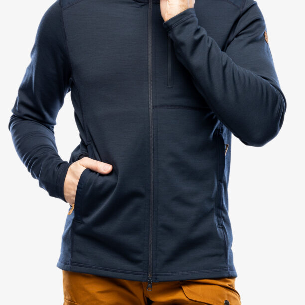 Cumpăra Hanorac Fjallraven Keb Fleece Hoodie - dark navy