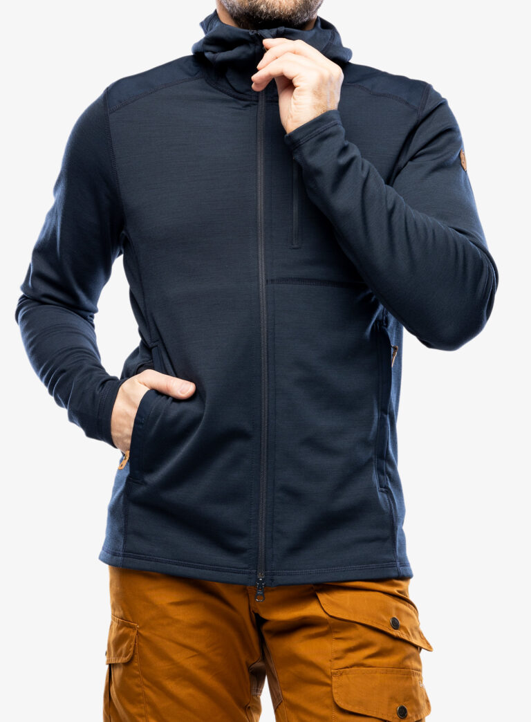 Cumpăra Hanorac Fjallraven Keb Fleece Hoodie - dark navy