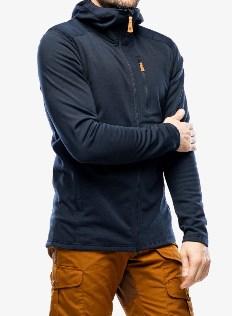 Hanorac Fjallraven Keb Fleece Hoodie - dark navy