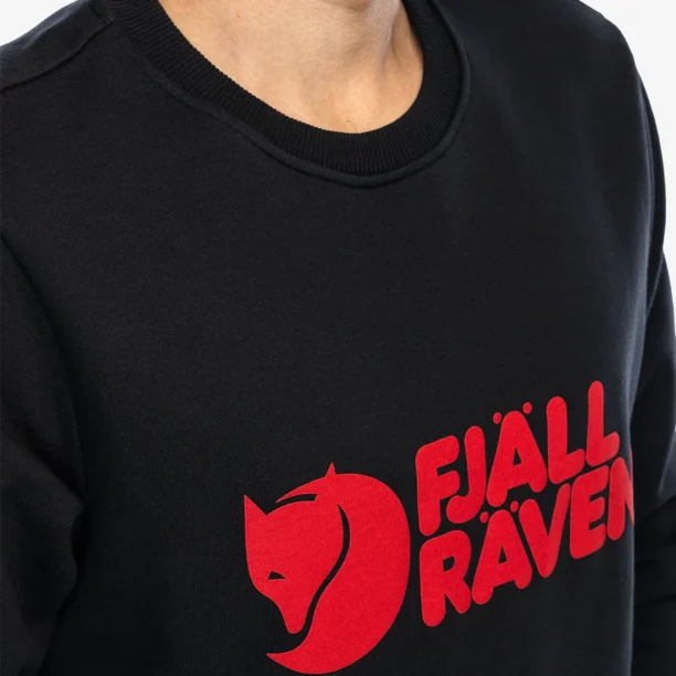 Preţ Hanorac Fjallraven Logo Sweater - black