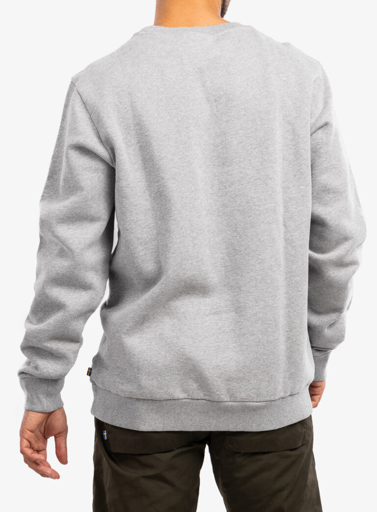 Hanorac Fjallraven Logo Sweater - grey melange preţ