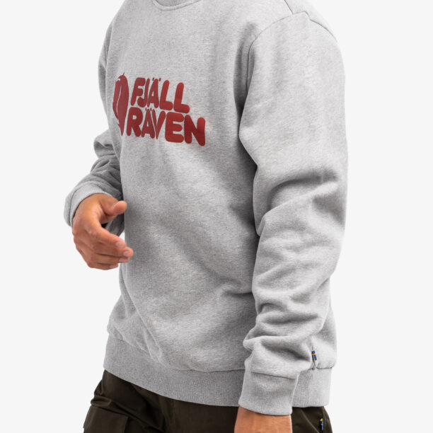 Cumpăra Hanorac Fjallraven Logo Sweater - grey melange