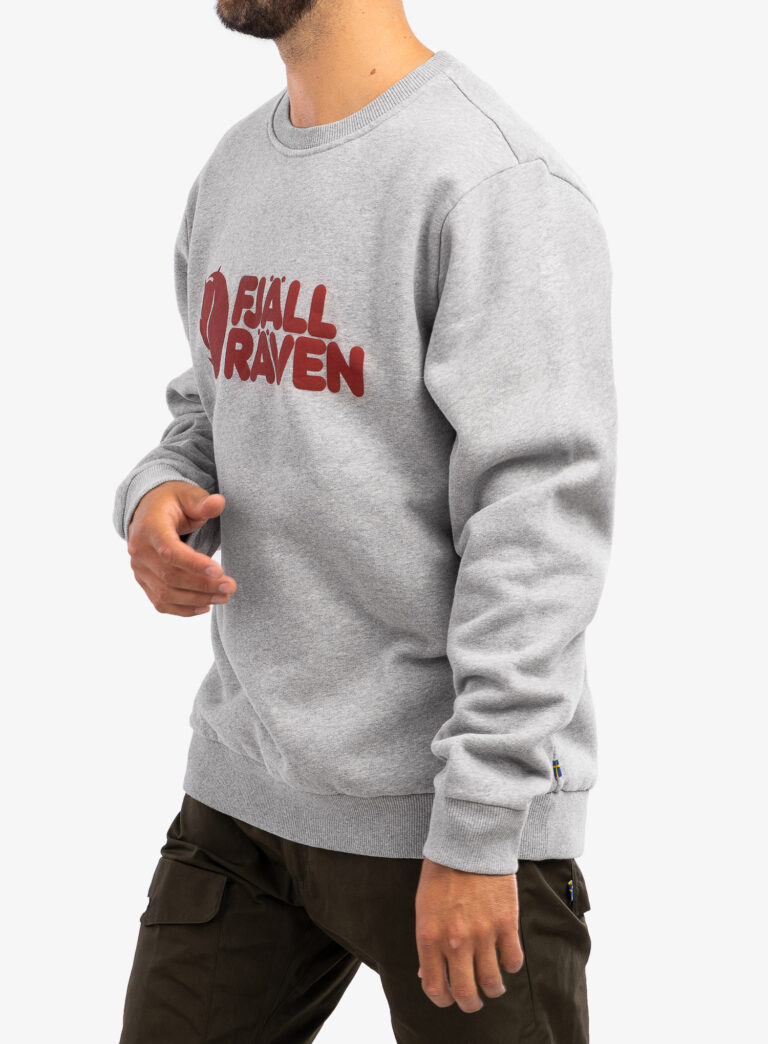 Cumpăra Hanorac Fjallraven Logo Sweater - grey melange