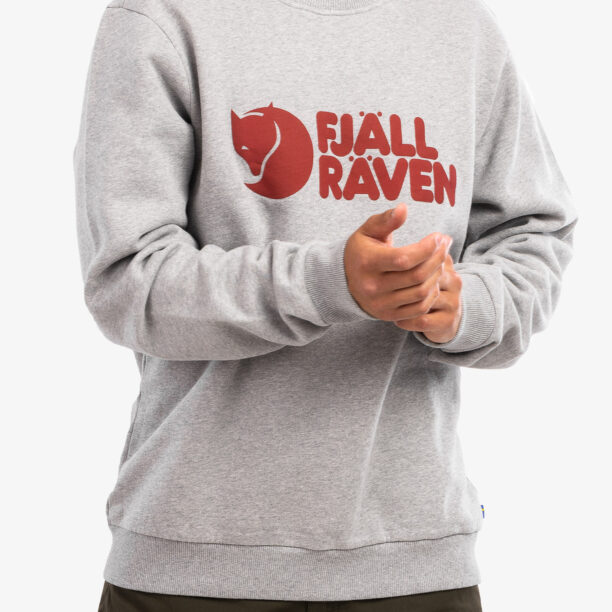 Preţ Hanorac Fjallraven Logo Sweater - grey melange