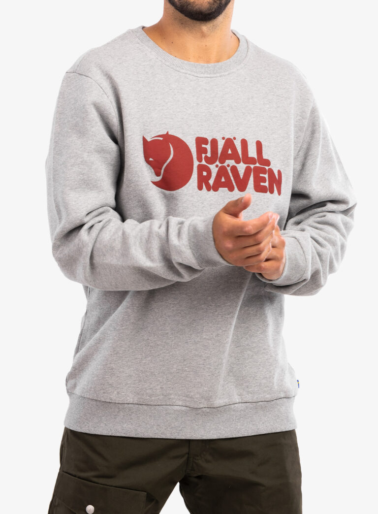 Preţ Hanorac Fjallraven Logo Sweater - grey melange