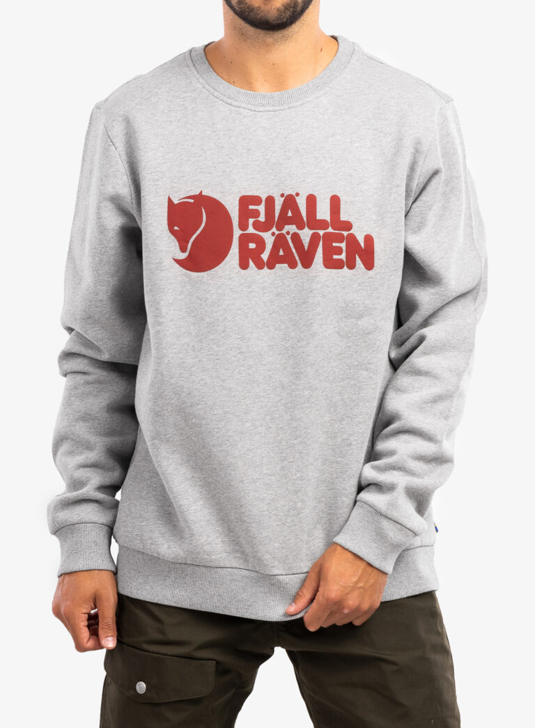 Hanorac Fjallraven Logo Sweater - grey melange