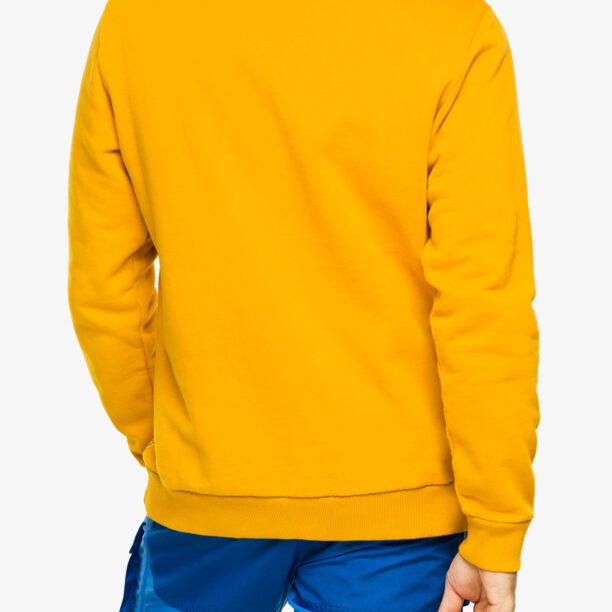 Hanorac Fjallraven Logo Sweater - mustard yellow preţ