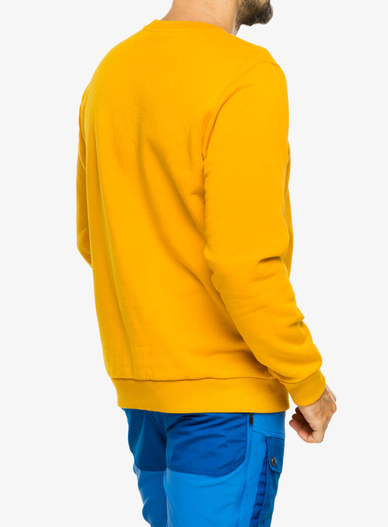 Preţ Hanorac Fjallraven Logo Sweater - mustard yellow