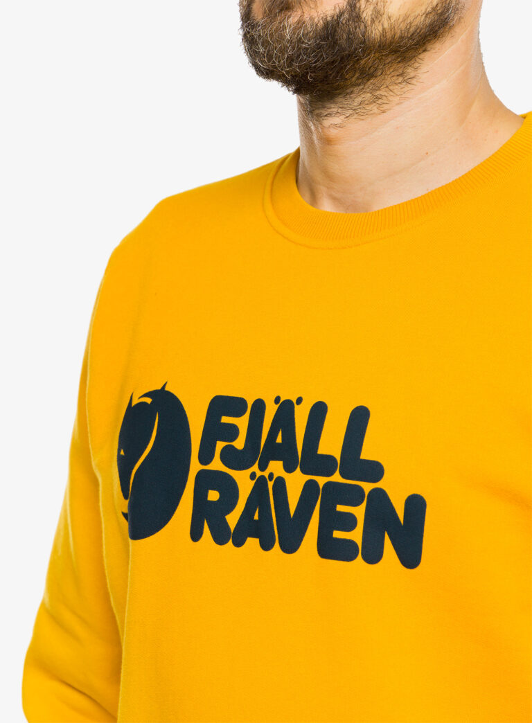 Original Hanorac Fjallraven Logo Sweater - mustard yellow