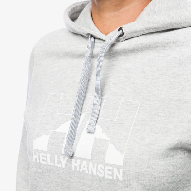 Original Hanorac Helly Hansen Nord Graph Pullover Hoodie - grey melange