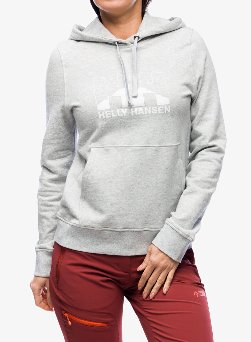 Hanorac Helly Hansen Nord Graph Pullover Hoodie - grey melange