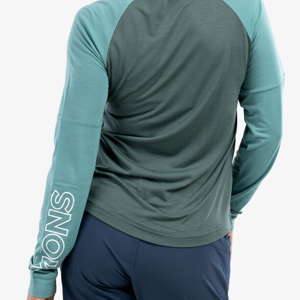 Hanorac Mons Royale Tarn Merino Shift Wind Jersey - sage/burnt sage preţ