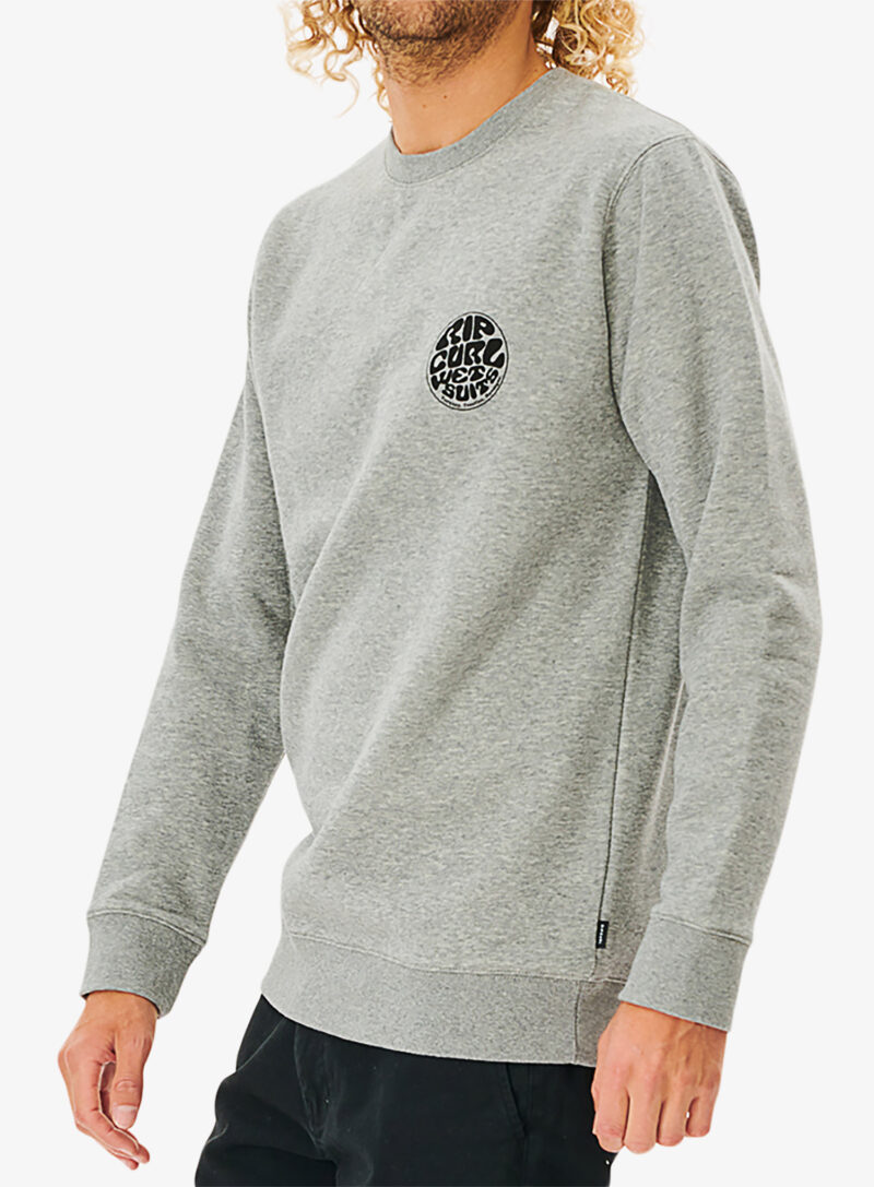 Hanorac Rip Curl Wetsuit Icon Crew - grey marle