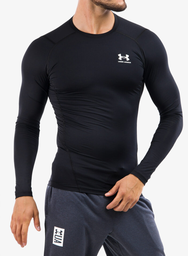 Hanorac Under Armour HG Armour Comp LS - black/white