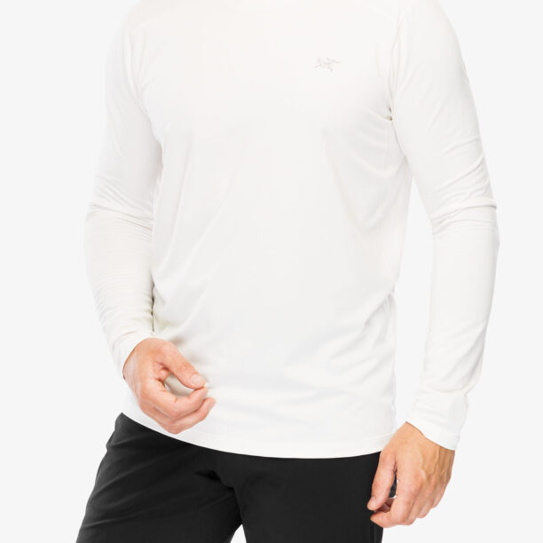 Cumpăra Hanorac alergare Arcteryx Cormac Crew Neck Shirt LS - arctic silk heather